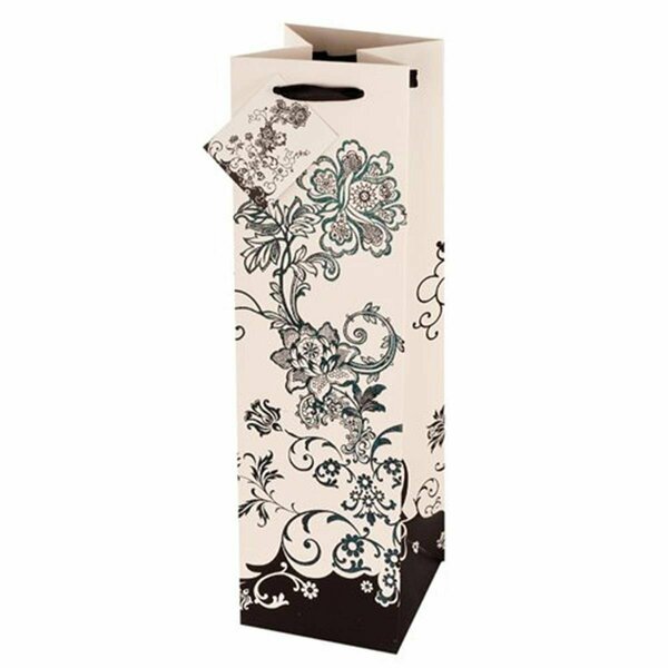 True Fabrications Floral Chic Wine Bag 2412